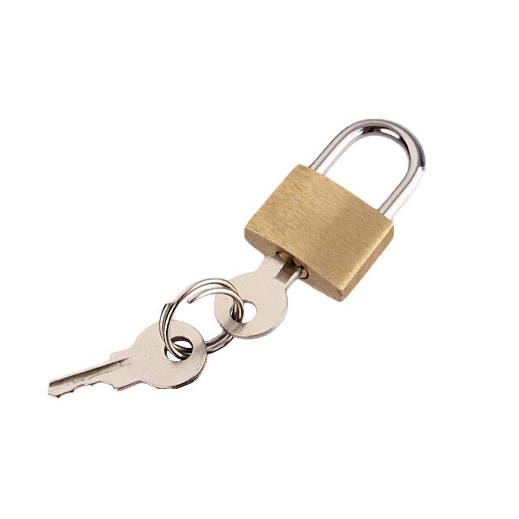 20mm MINI LOCK & KEY COPPER LOCK 9