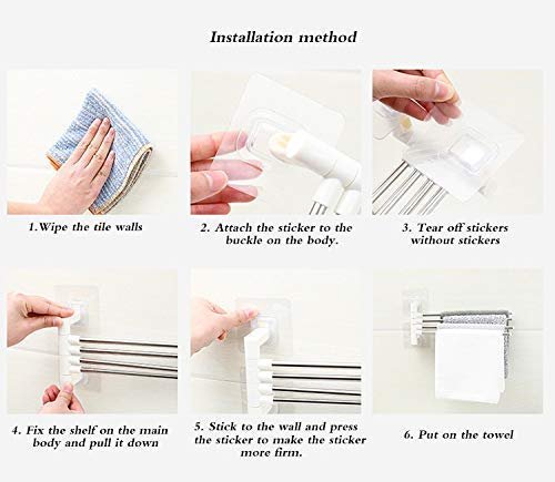 4 Bar Towel Rack 3