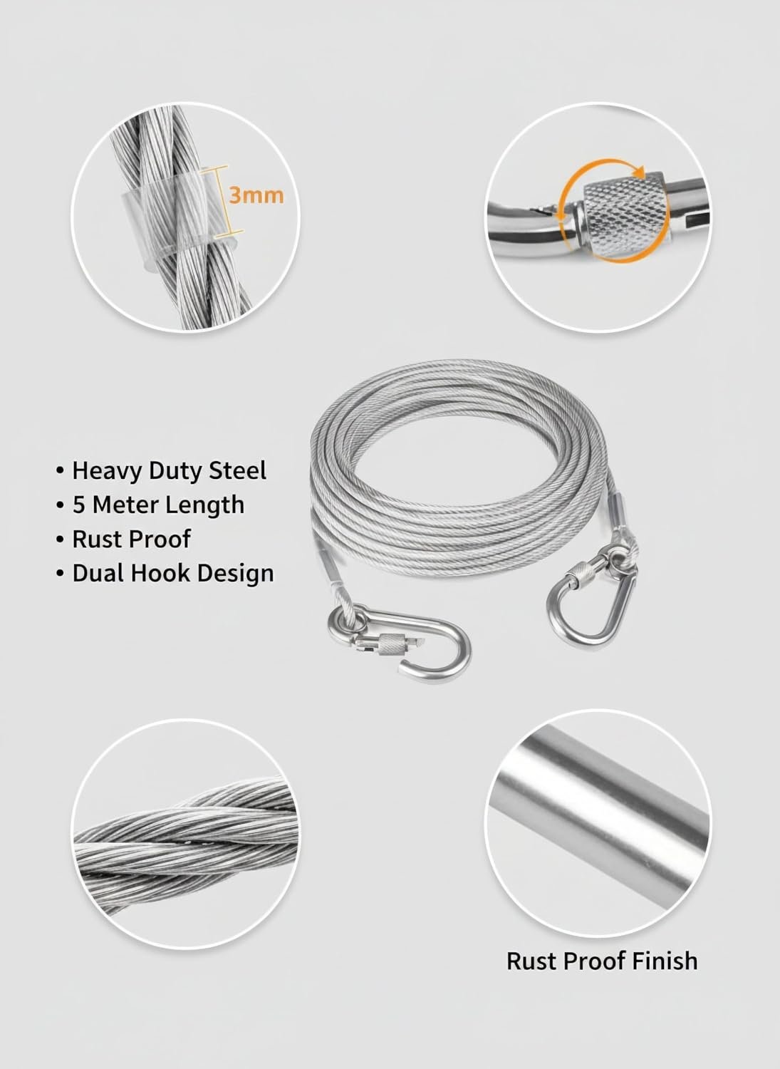 5 MT STEEL WIRE CLOTH ROPE 4
