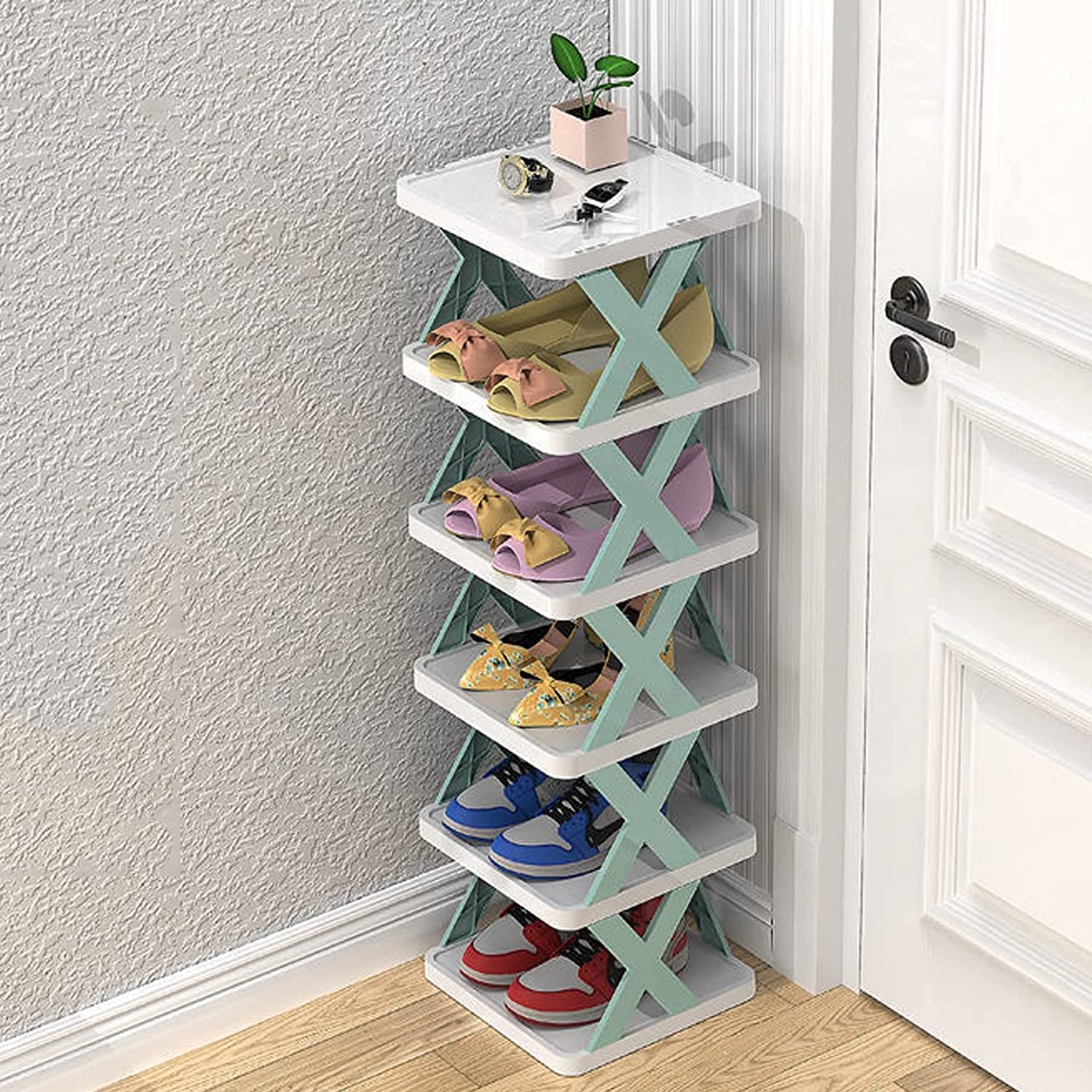 6 LAYER FOLDABLE SHOE RACK 7