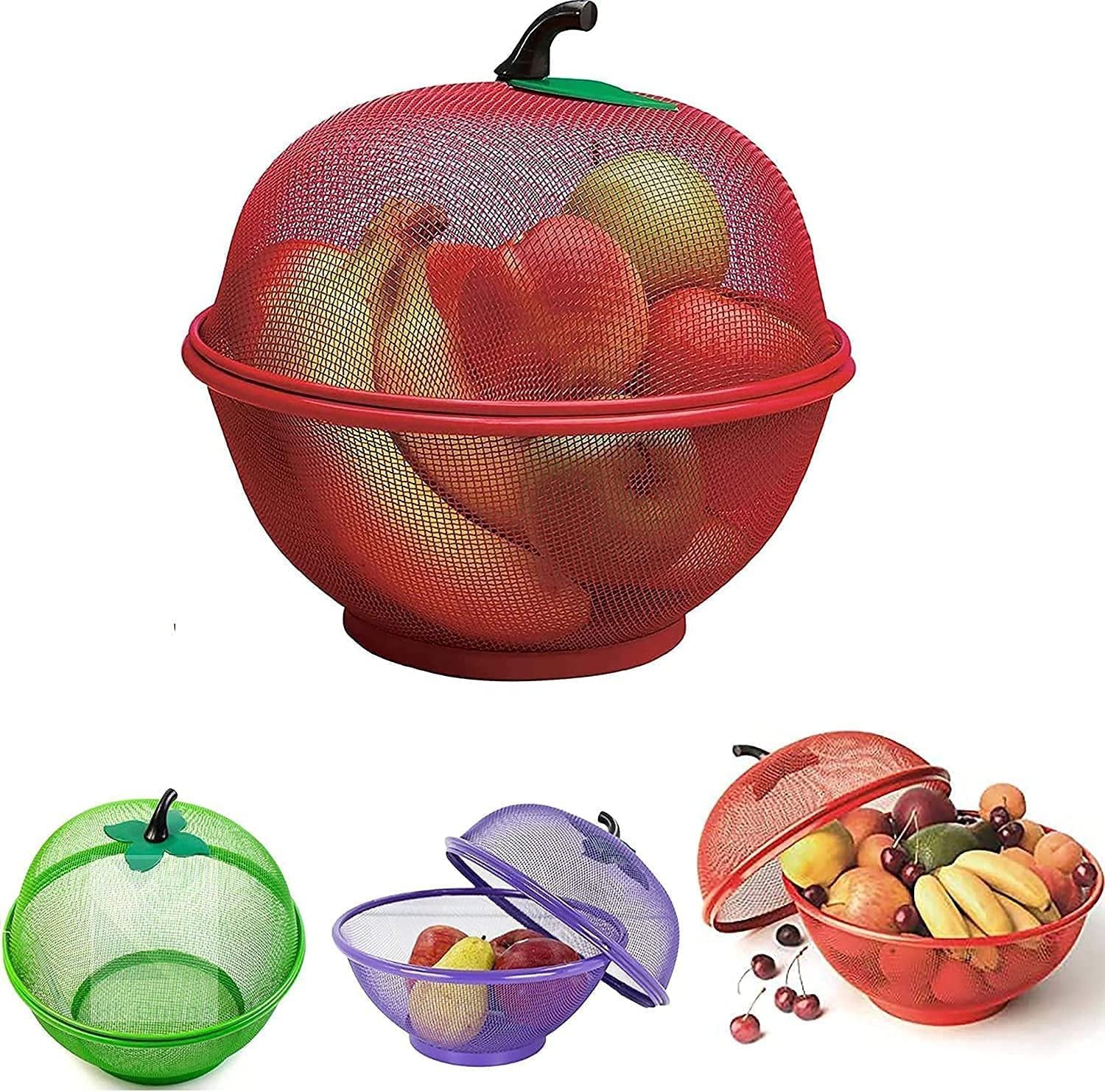 Apple Shape Net Fruits & Vegetables Basket 2