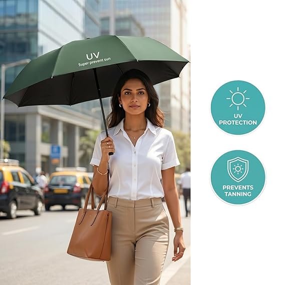 AUTOMATIC OPEN CLOSE UMBRELLA(GREEN) 12