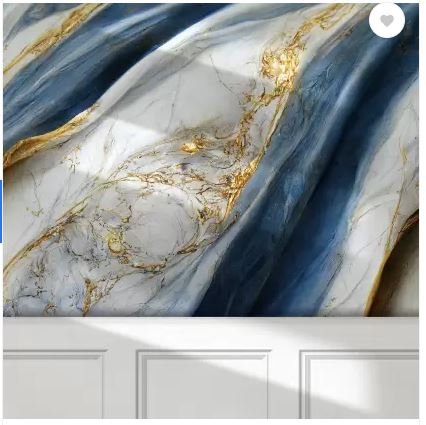 BLUE BROWN MARBLE FOIL (TA-078) 4