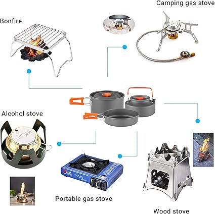 Camping Cookware Set 5