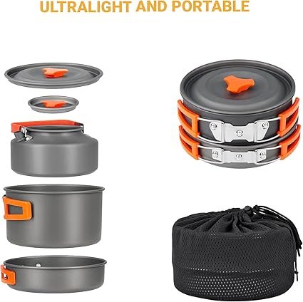 Camping Cookware Set 7