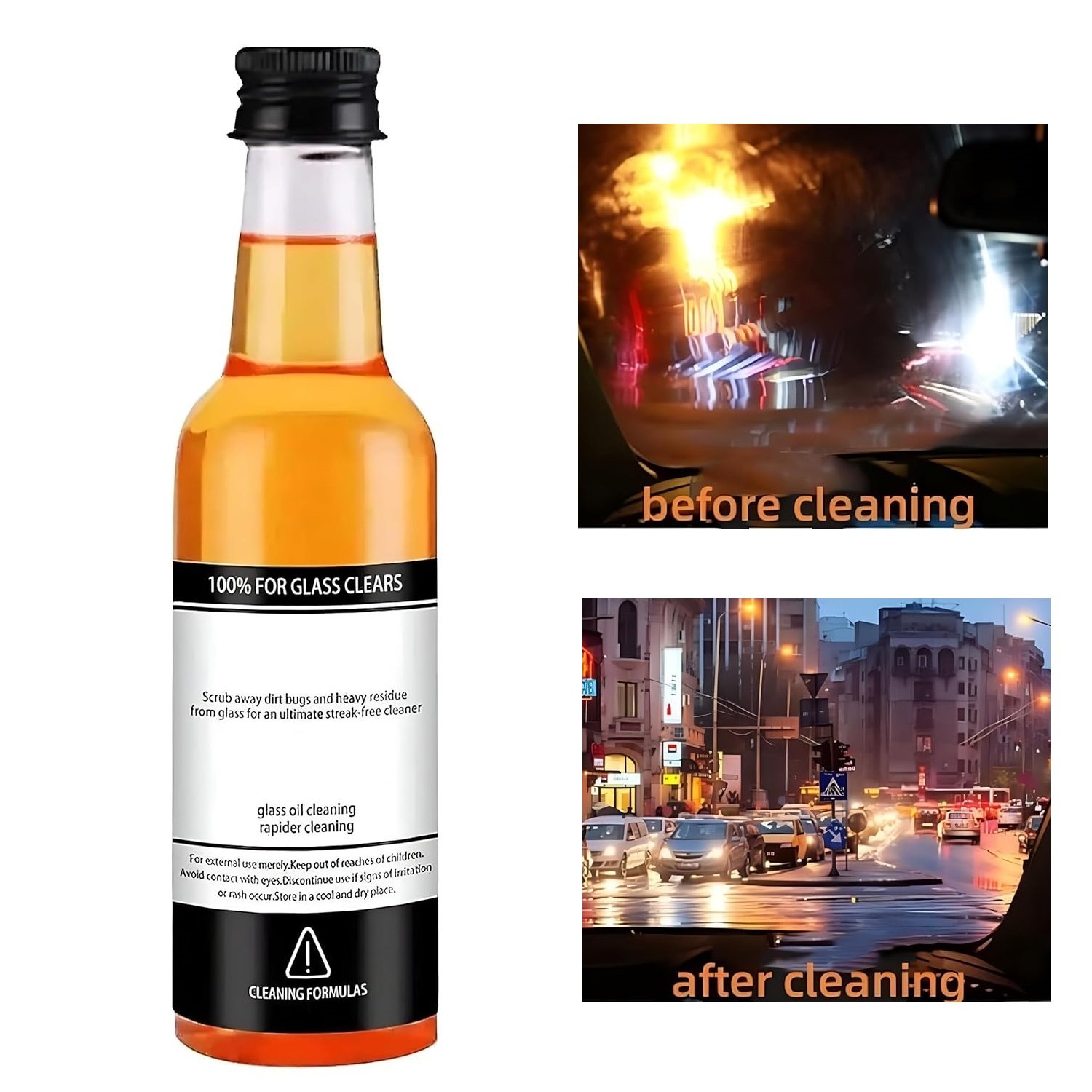 car Glass Oil Cleaner