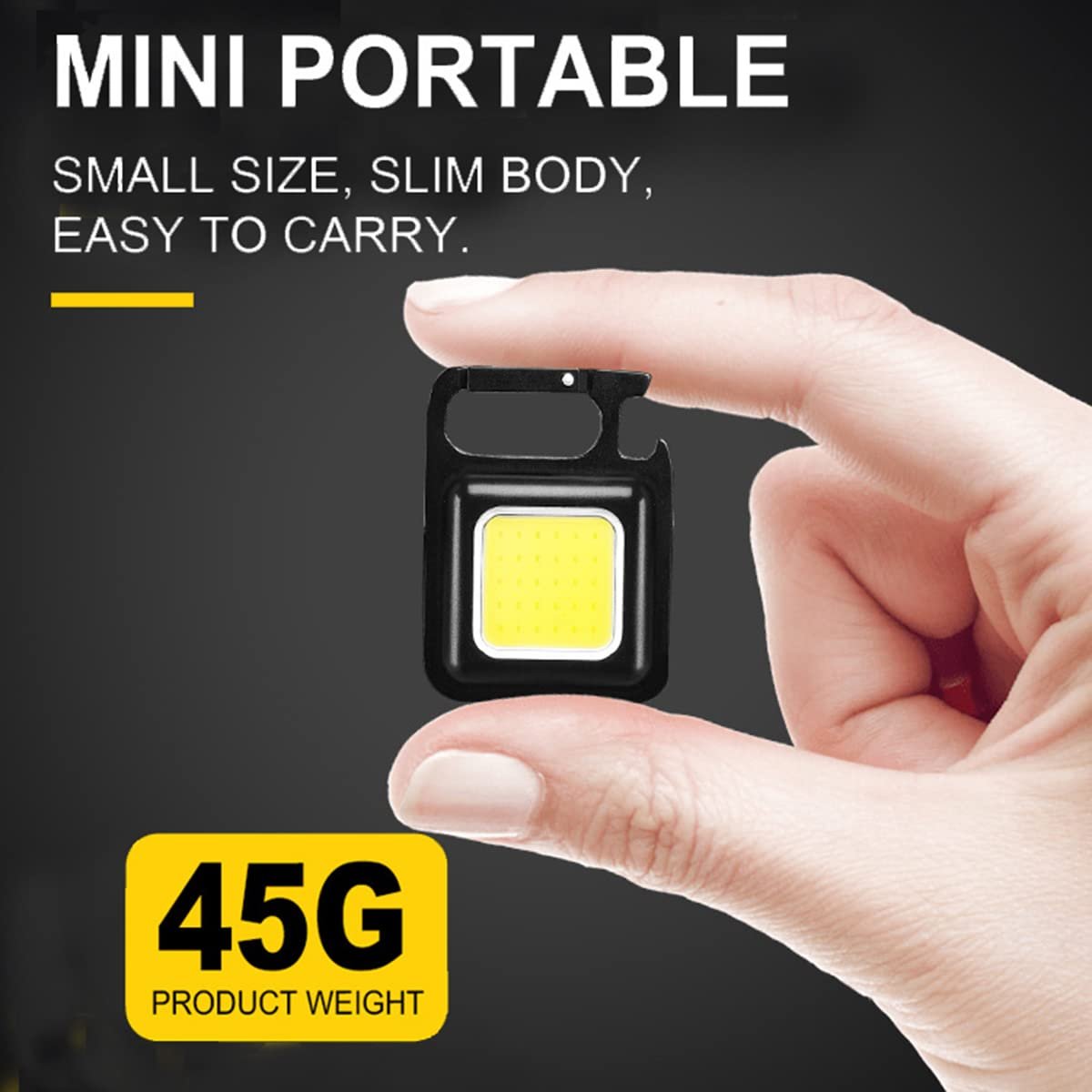 COB RECHARGEABLE KEYCHAIN LIGHT 13
