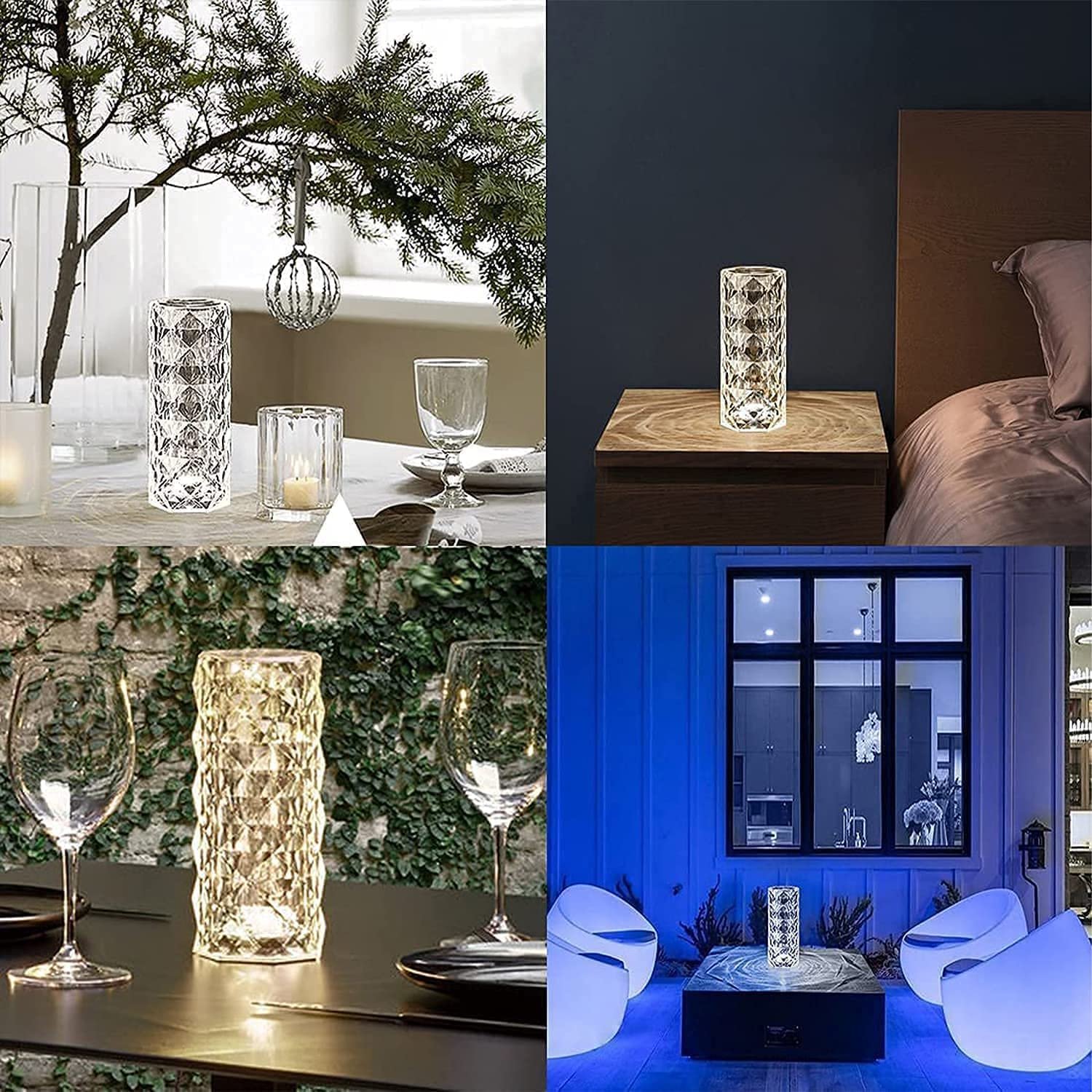 CRYSTAL DIAMOND TABLE LAMP 3