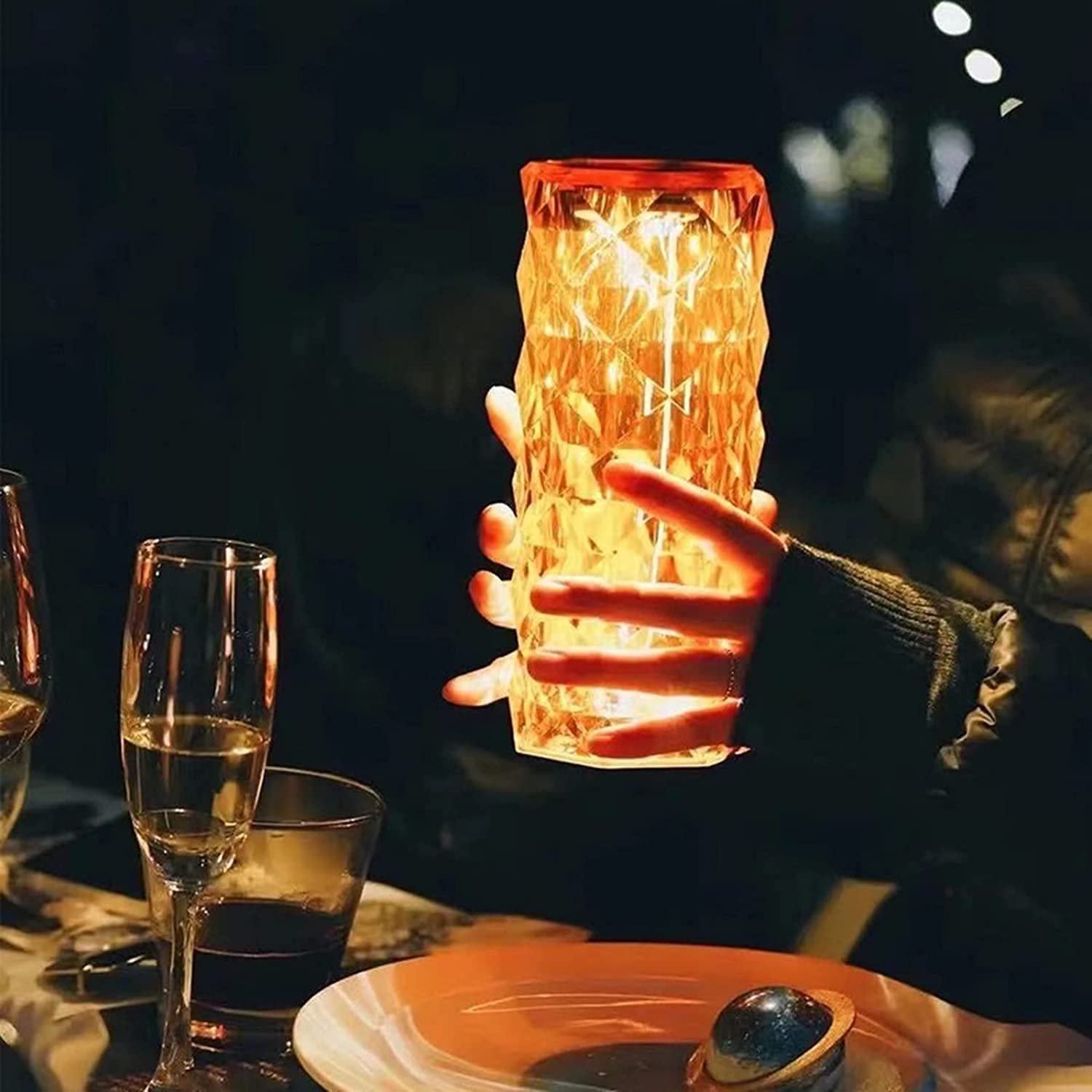 CRYSTAL DIAMOND TABLE LAMP 5