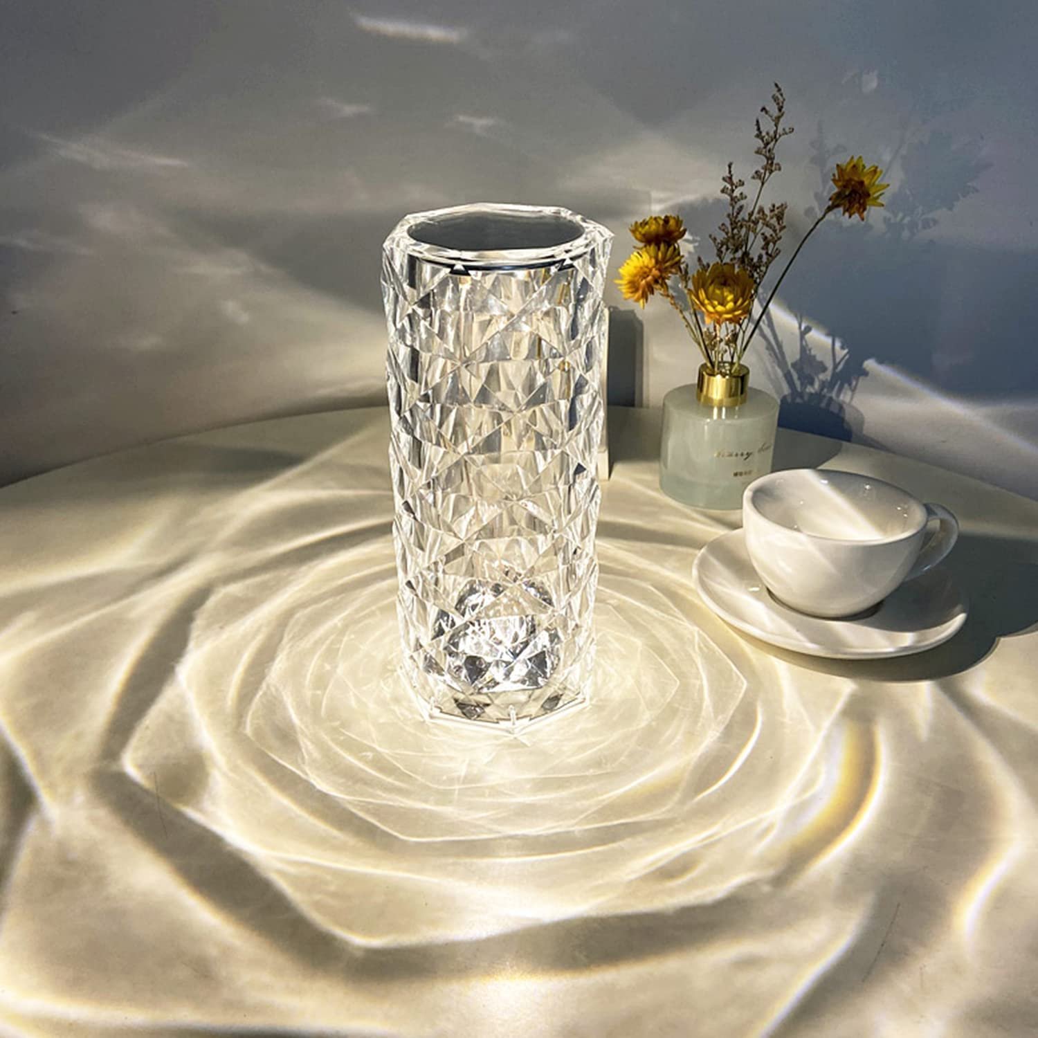 CRYSTAL DIAMOND TABLE LAMP 11