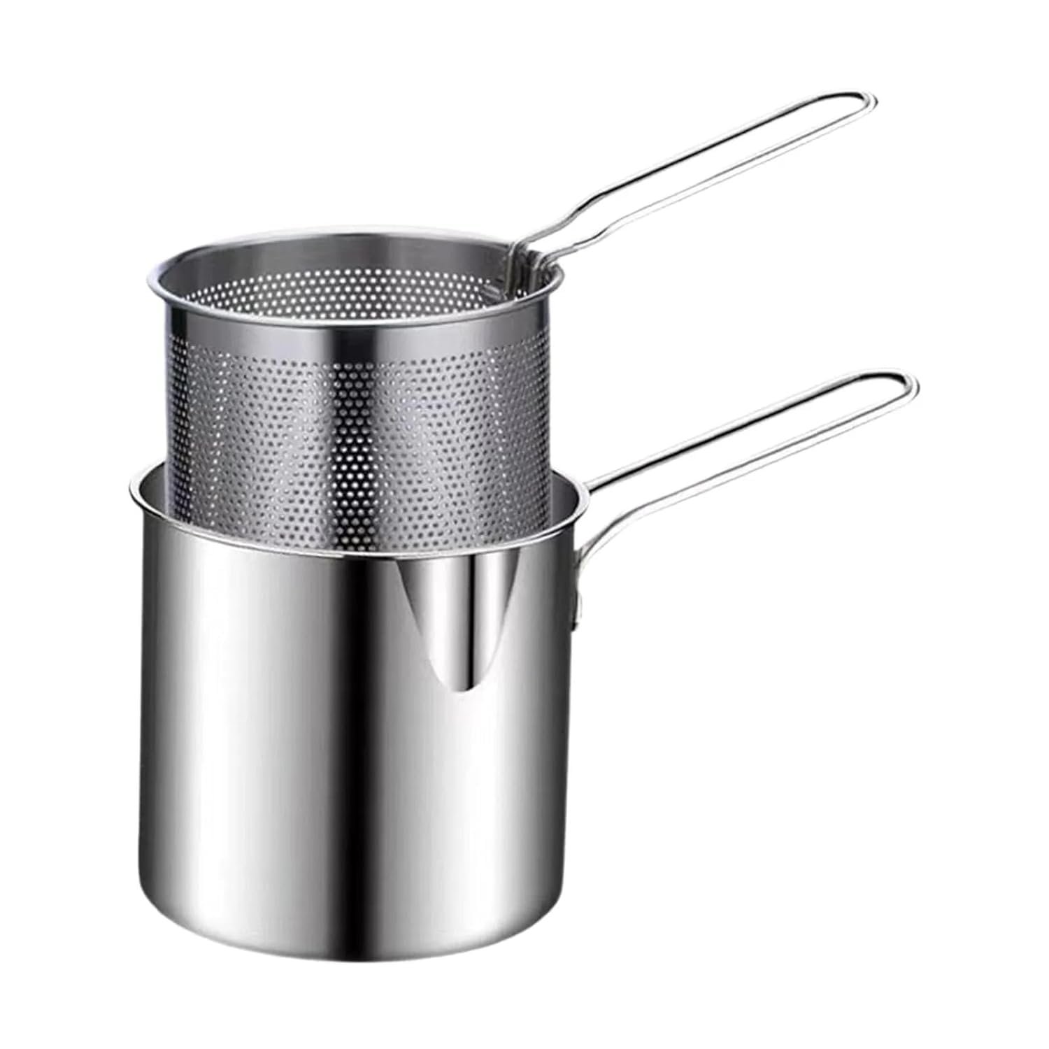 Deep Frying Pot With Basket