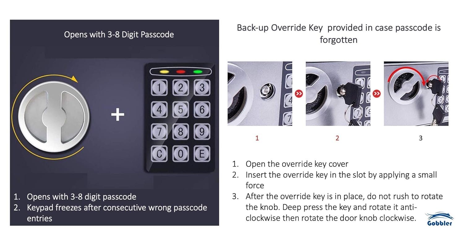 Digital Electronic Safe Locker 8