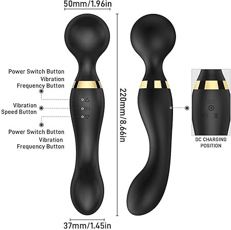 Double vibration body massager 3