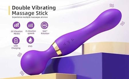 Double vibration body massager 7
