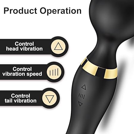 Double vibration body massager 8