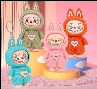 Labubu Face Changing Keychain 3