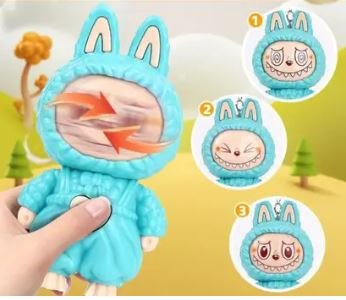 Labubu Face Changing Keychain 5