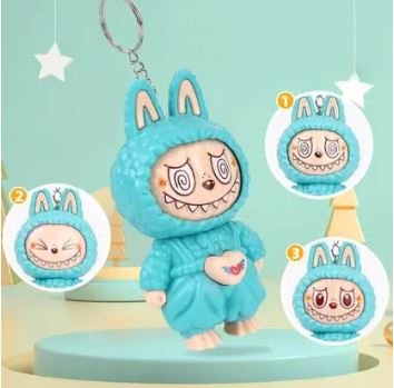 Labubu Face Changing Keychain 6