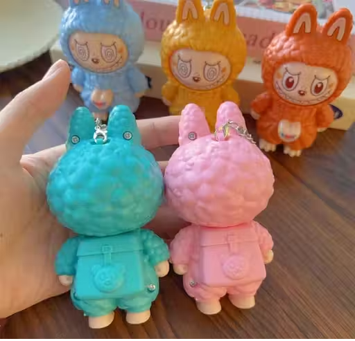 Labubu Face Changing Keychain 7