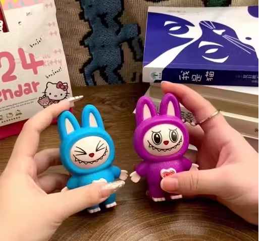 Labubu Face Changing Keychain 9