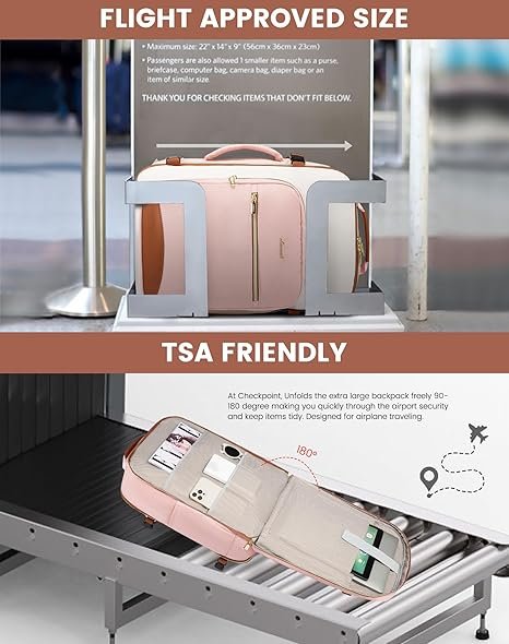 LARGE TRAVEL CARRY BAG OFFWHITE-PINK 2
