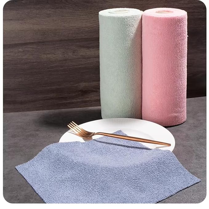 Microfiber Cleaning Cloth Roll 19