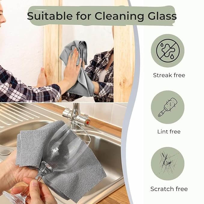 Microfiber Cleaning Cloth Roll 7