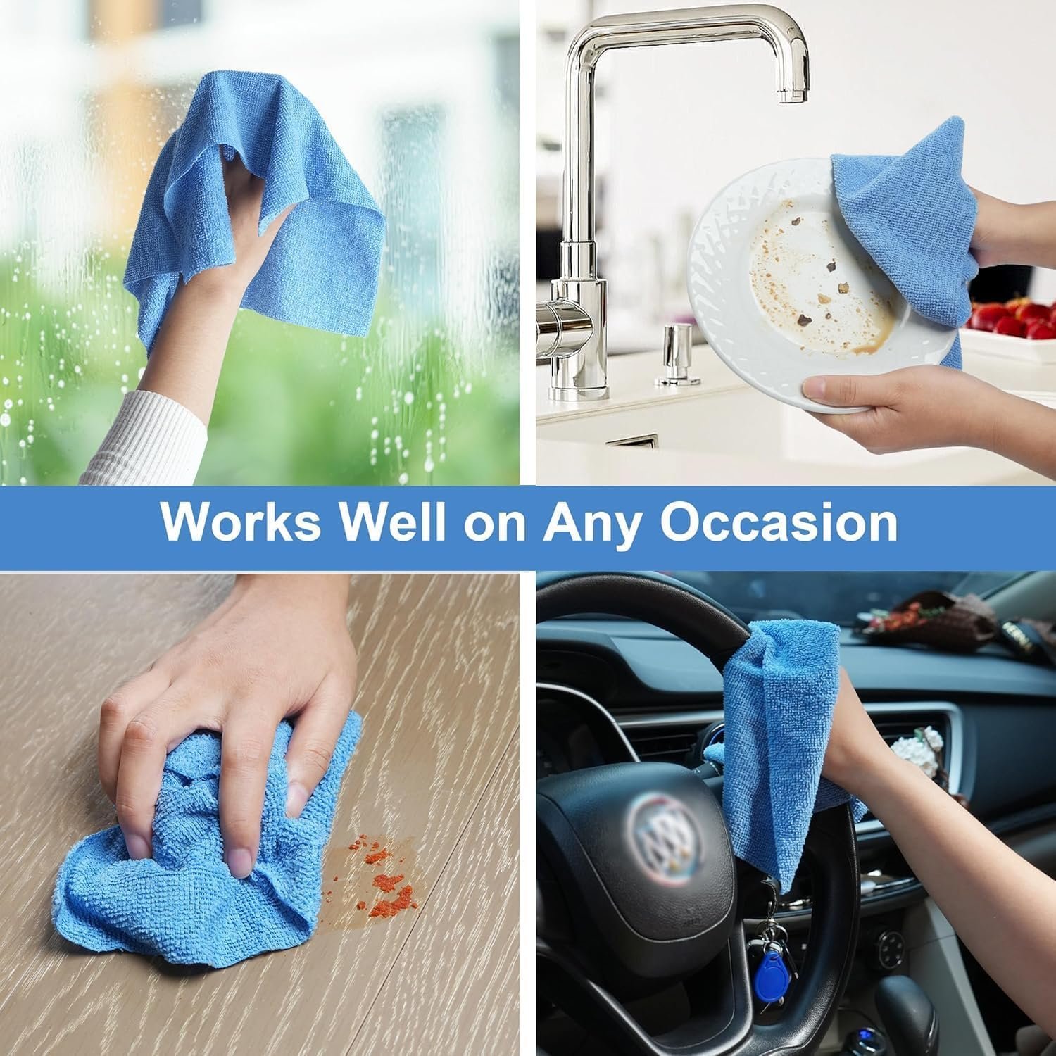Microfiber Cleaning Cloth Roll 13