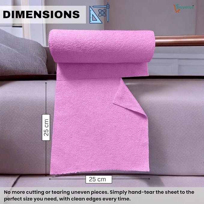 Microfiber Cleaning Cloth Roll 15