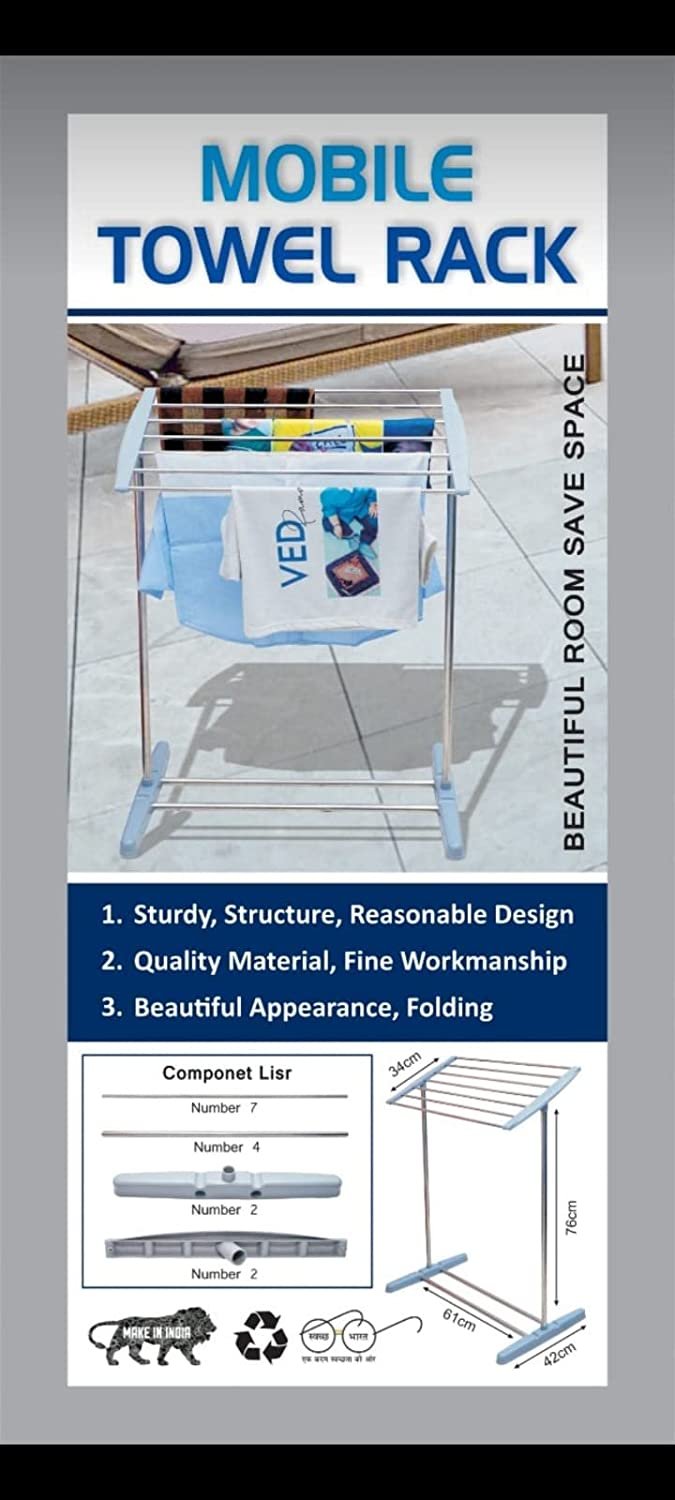 MOBILE TOWEL RACK 6