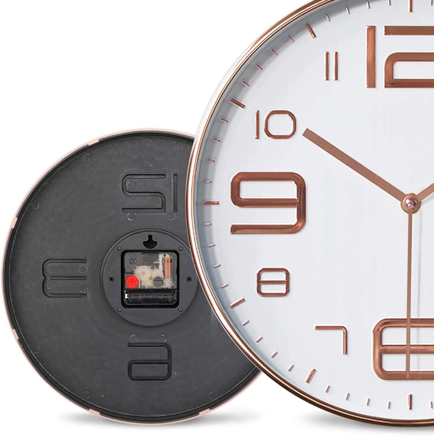 NEW WALL CLOCK ROSE GOLD 4