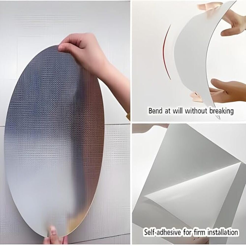 Ovel Shape Sticker Mirror(20*30) 4