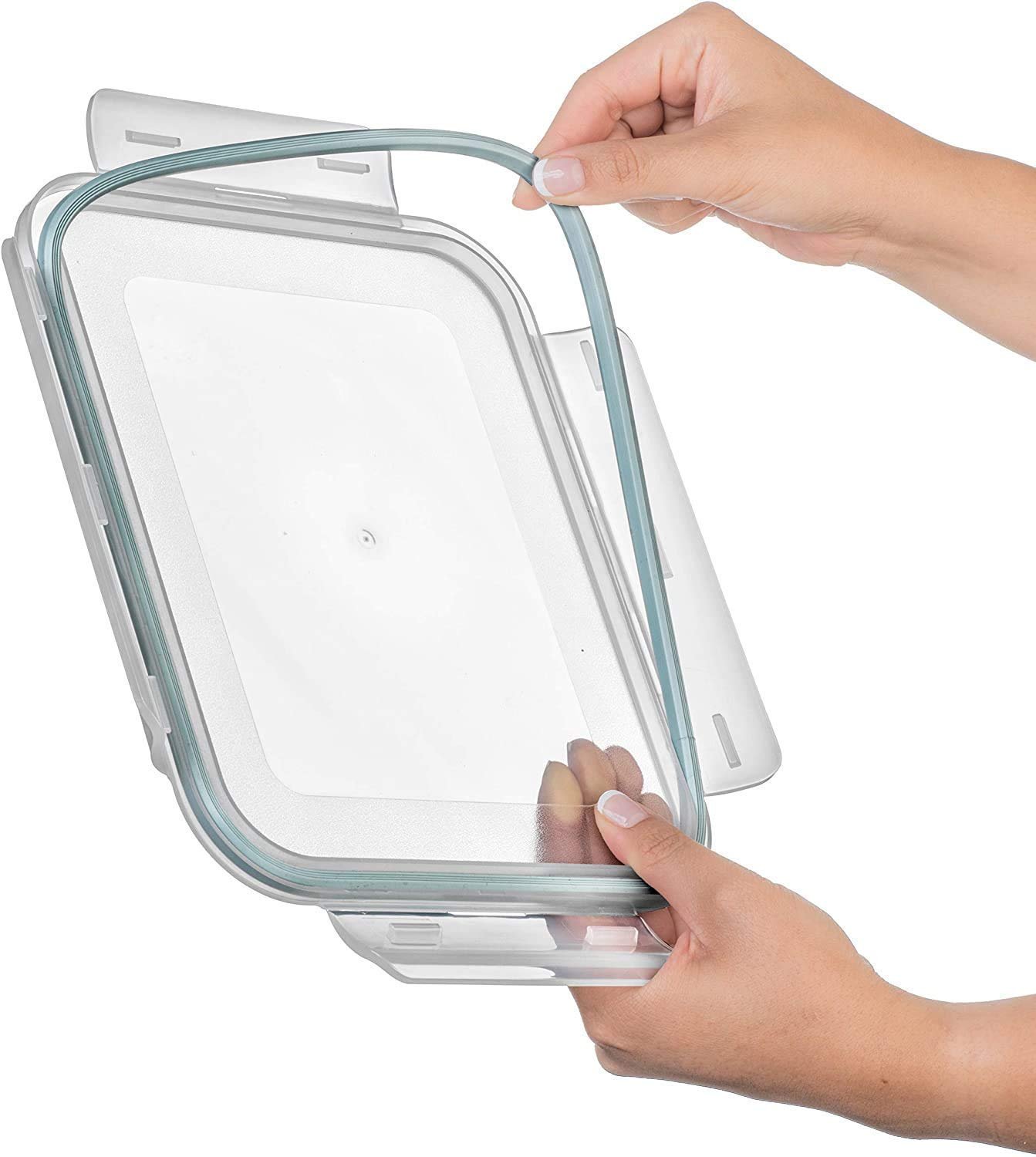 Rectangle Glass Lunch Box Set Of 3 9