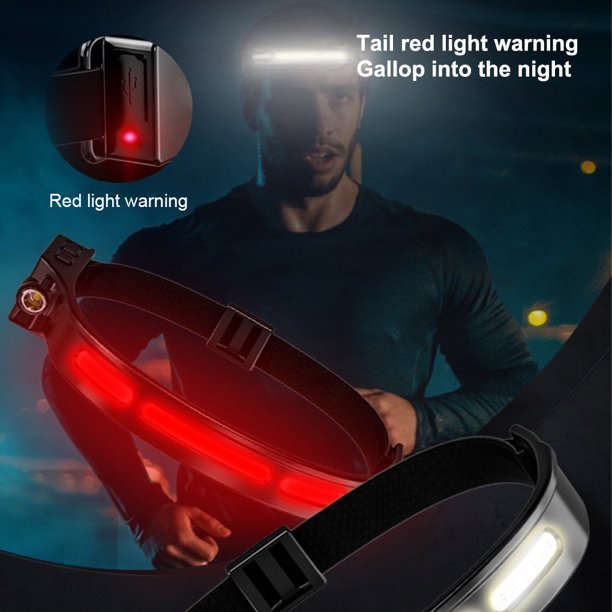 Red and white Head lamp 3 in 1 3