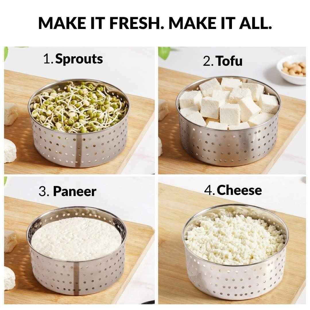 ROUND STEEL PANEER MAKER ( SMALL SIZE ) 2