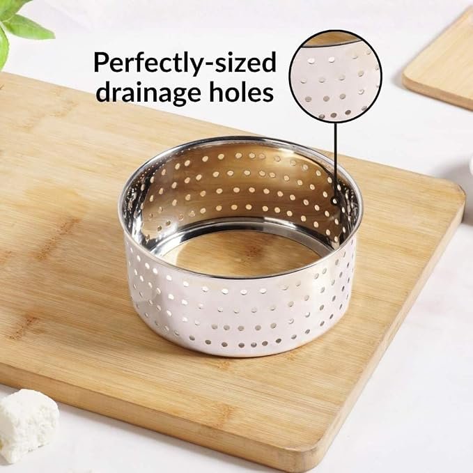 ROUND STEEL PANEER MAKER ( SMALL SIZE ) 4