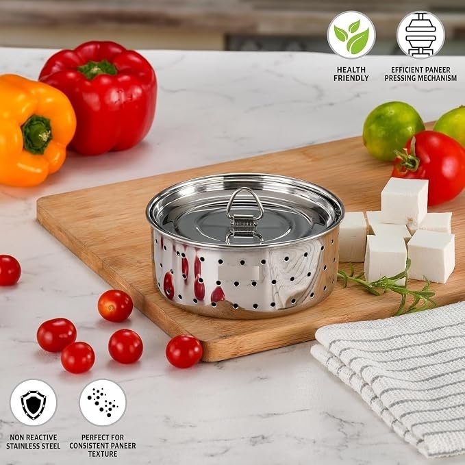 ROUND STEEL PANEER MAKER ( SMALL SIZE ) 5