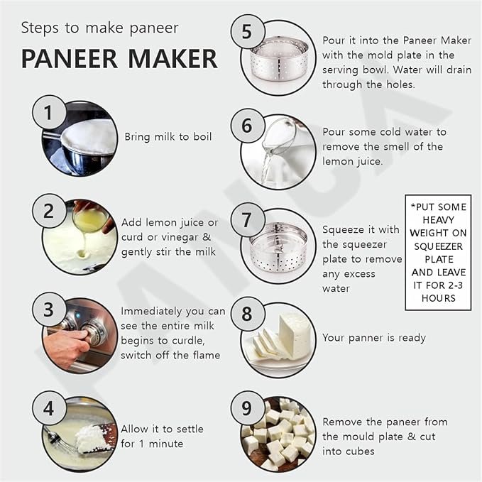 ROUND STEEL PANEER MAKER ( SMALL SIZE ) 6