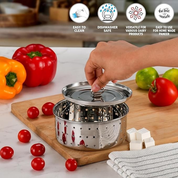 ROUND STEEL PANEER MAKER ( SMALL SIZE ) 7