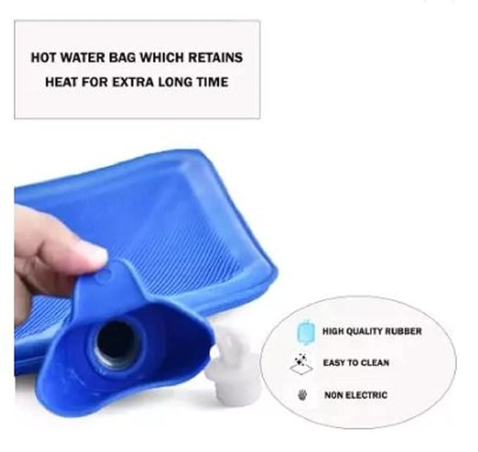 RUBBER HOT WATER BAG 500ML 7