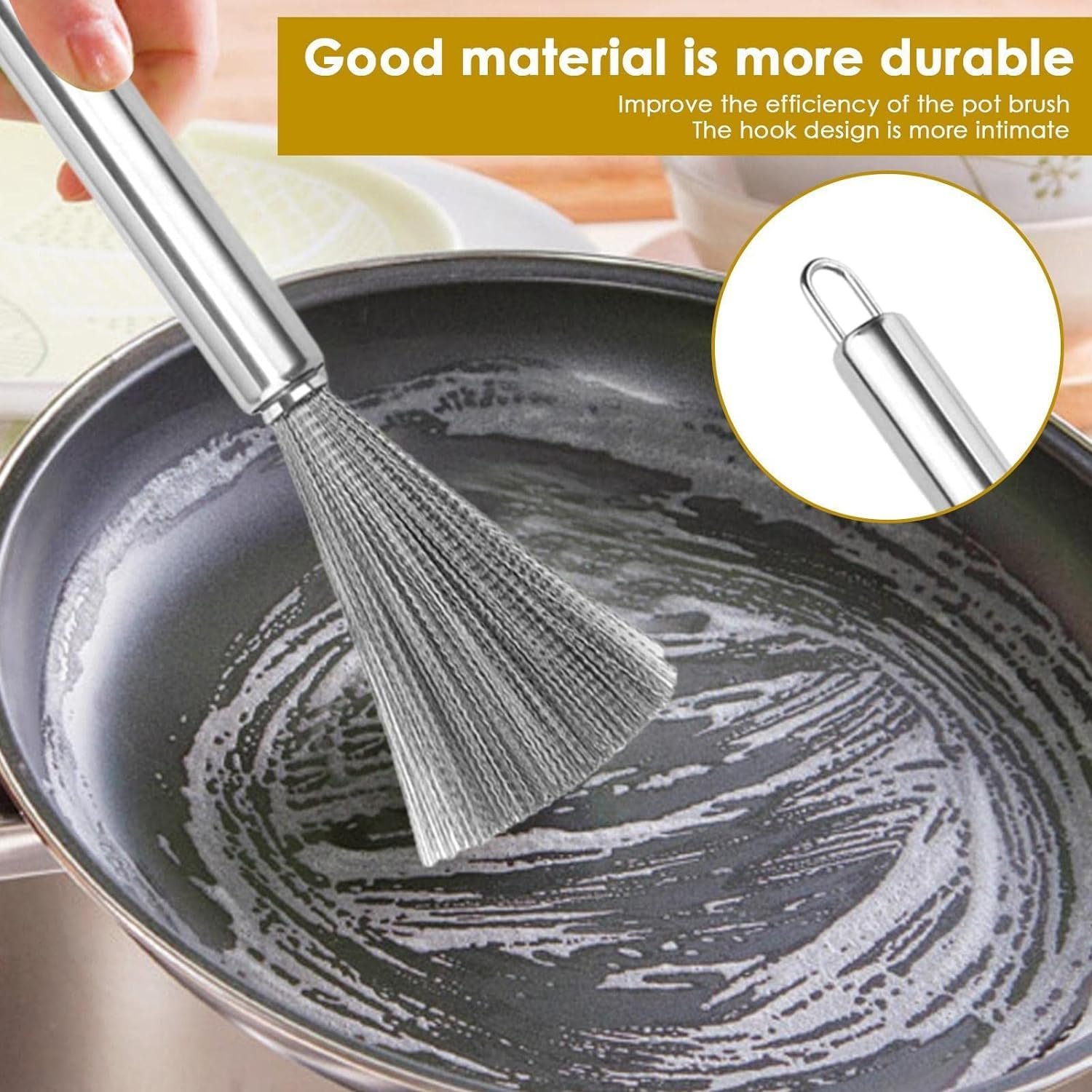 Scrubber Brush Kitchen Cleaning Brush 4