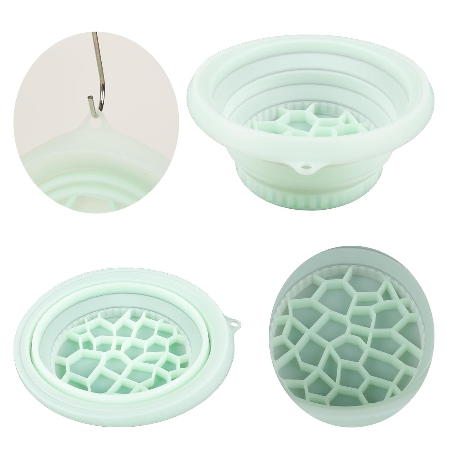 Silicone ice bowl face bath 7