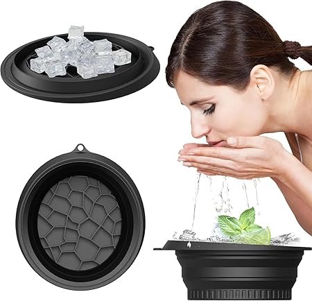 Silicone ice bowl face bath 8