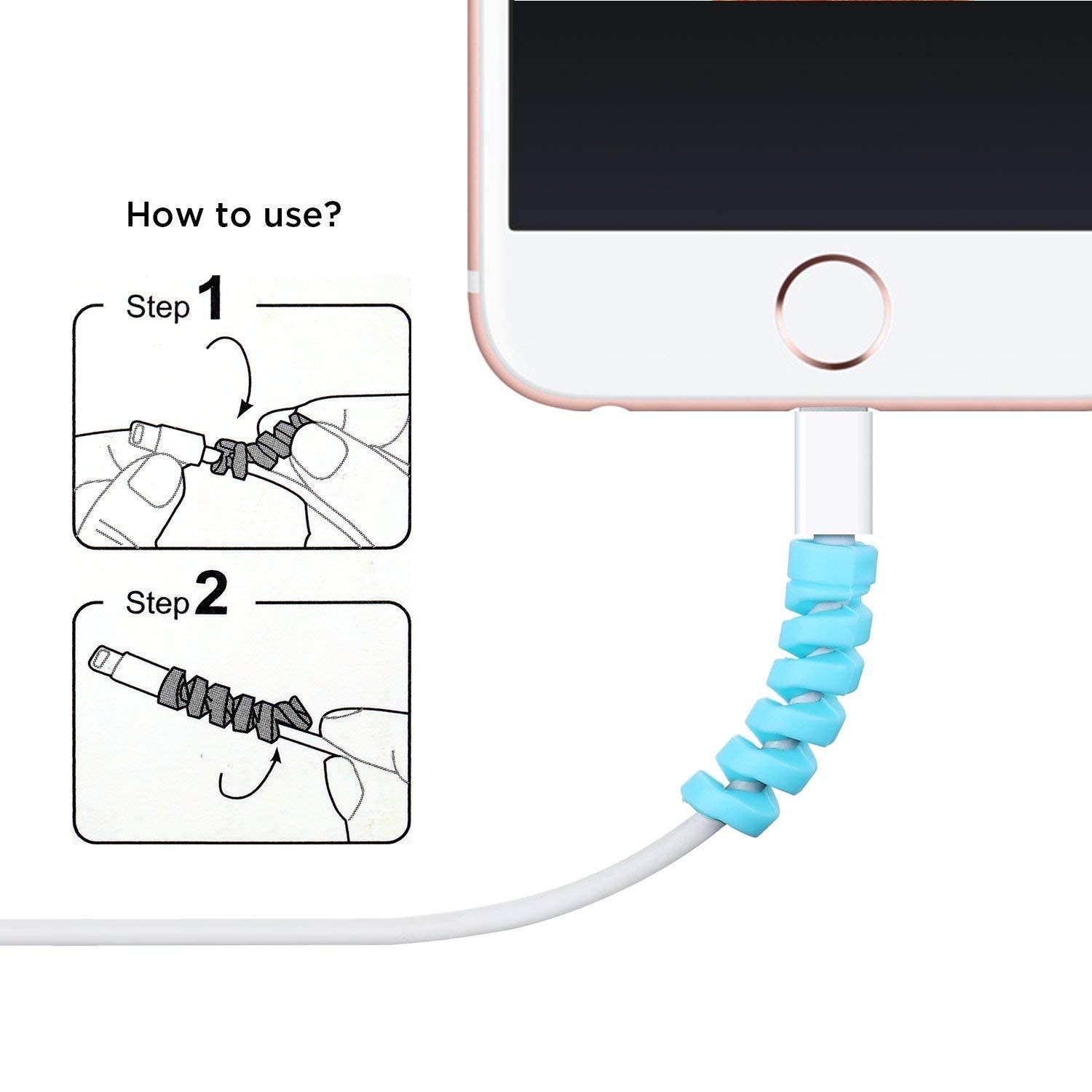 SPIRAL CABLE PROTECTOR (1 SET) 7