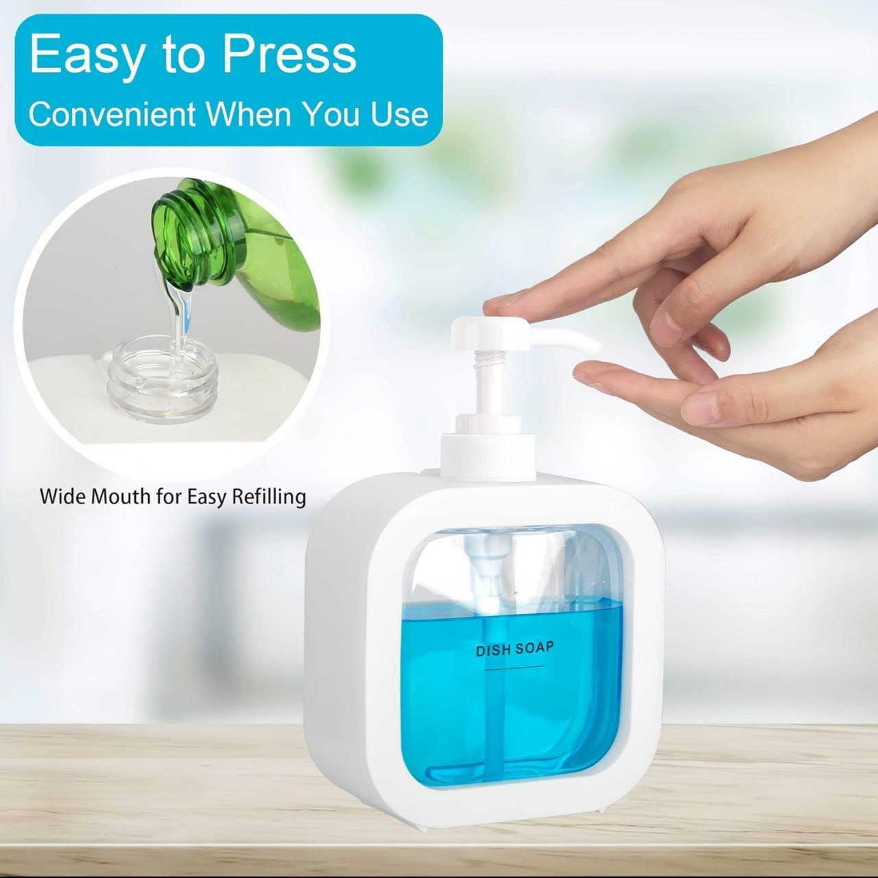 SQUARE LIQUID DISPENSER