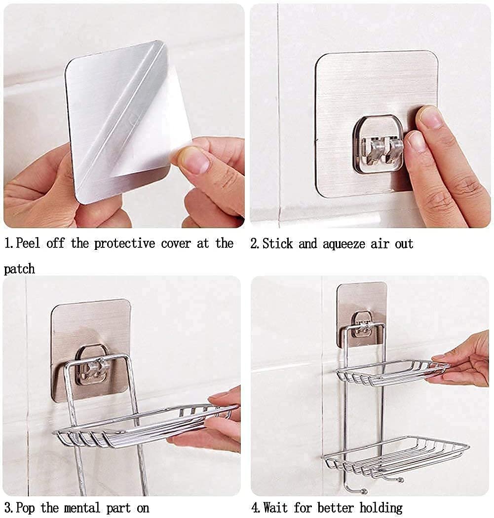 SS 2 Layer Bathroom Soap Holder 5