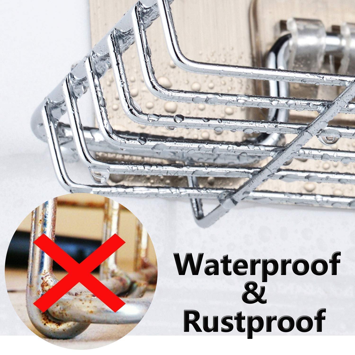SS 2 Layer Bathroom Soap Holder 7