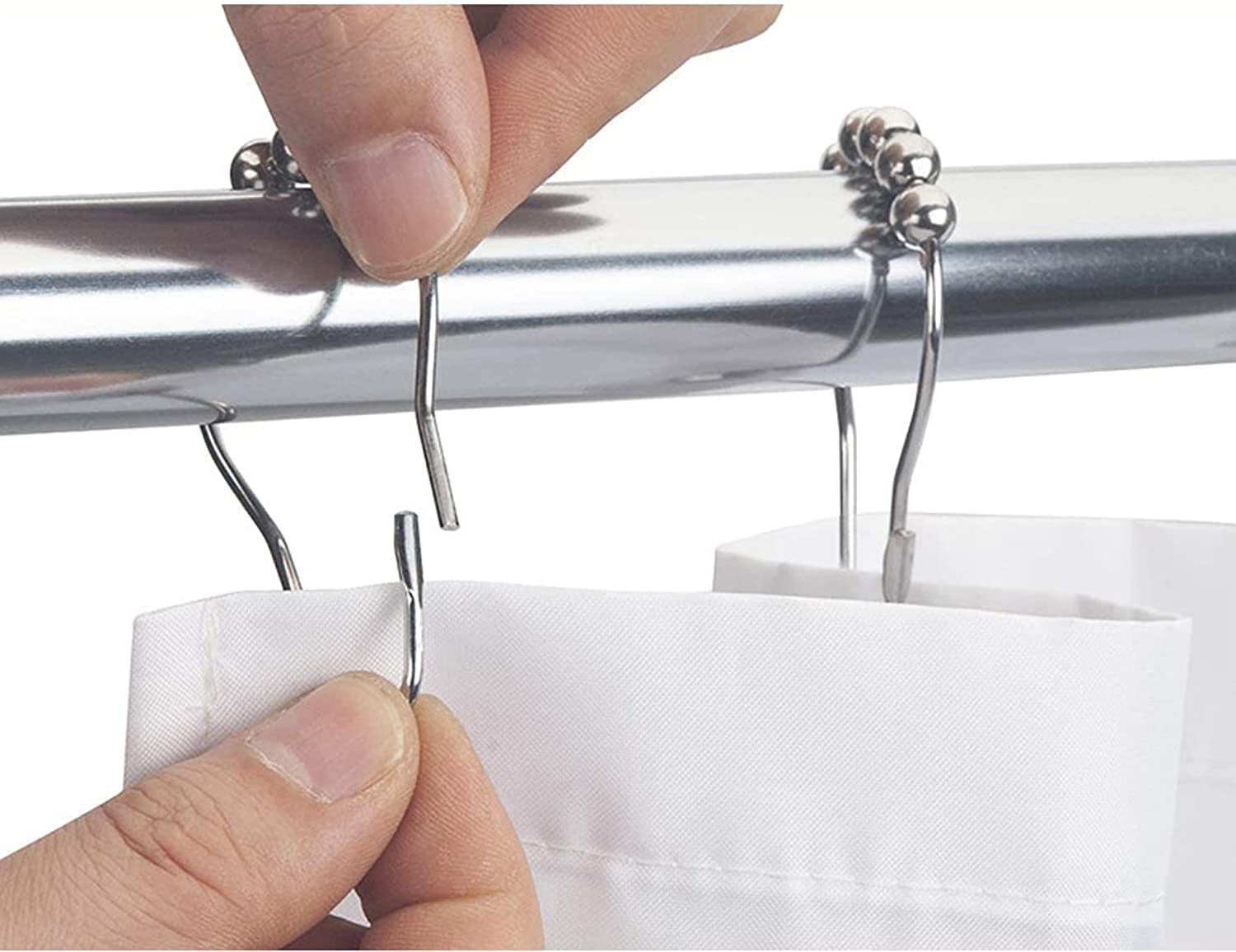 Steel Curtain Rings 12 PCS SET 4