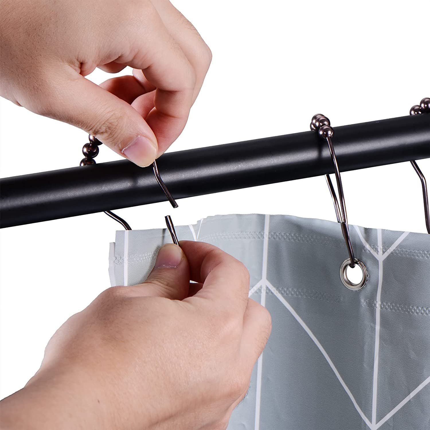 Steel Curtain Rings 12 PCS SET 7