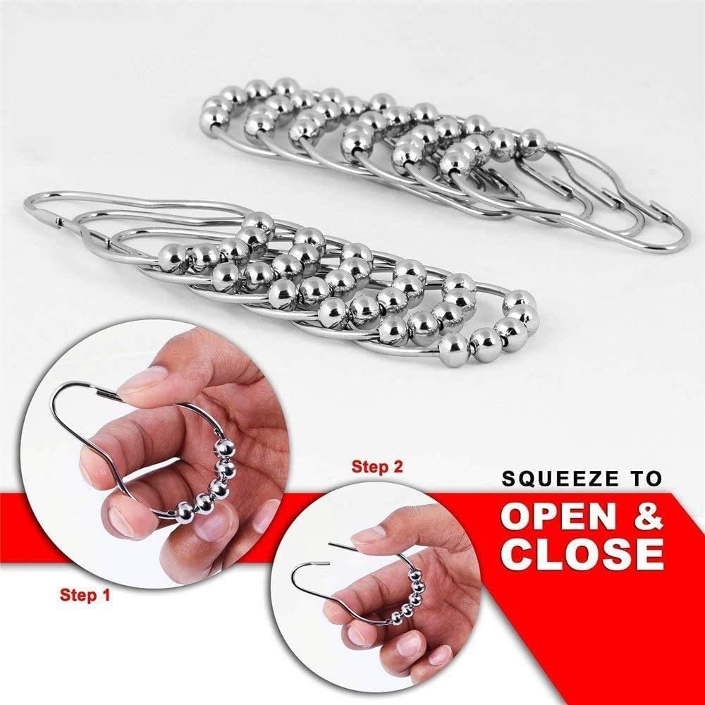 Steel Curtain Rings 12 PCS SET 9